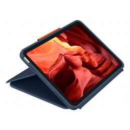 Logitech Rugged Combo 4 Touch QWERTY Pohjoismainen Smart Connector Sininen