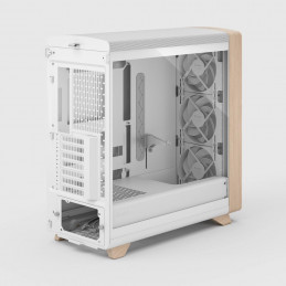 Fractal Design Summit Chalk White TG Clear Tint Midi Tower Valkoinen