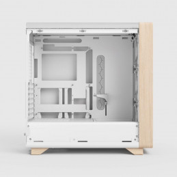 Fractal Design Summit Chalk White TG Clear Tint Midi Tower Valkoinen