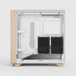 Fractal Design Summit Chalk White TG Clear Tint Midi Tower Valkoinen
