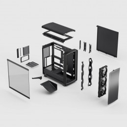 Fractal Design Summit Ambience Blackout TG Light Tint Midi Tower Musta