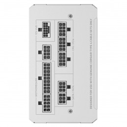 Corsair RM Series RM1000e virtalähdeyksikkö 1000 W 24-pin ATX ATX Valkoinen