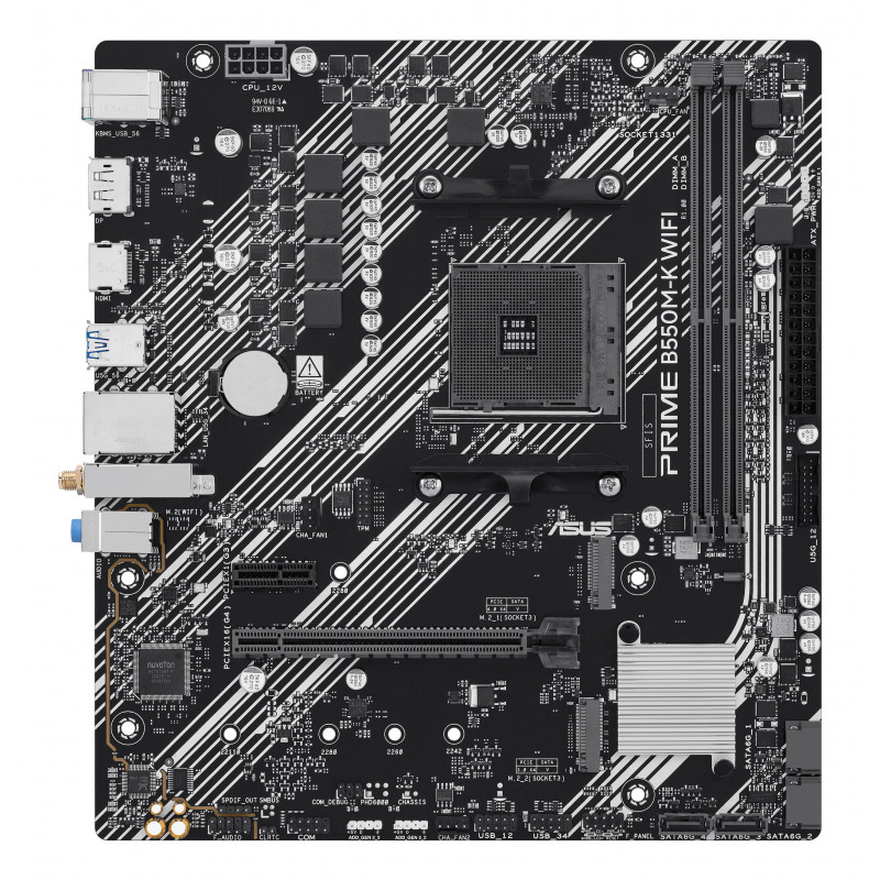 ASUS PRIME B550M-K WIFI AMD B550 Kanta AM4 mikro ATX