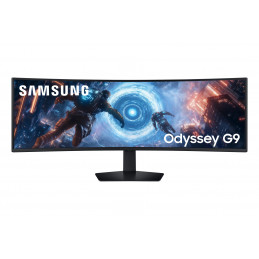 Samsung G91F tietokoneen litteä näyttö 124,5 cm (49") 5120 x 1440 pikseliä Dual QHD LCD Musta
