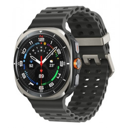 Samsung Galaxy Watch Ultra 3,81 cm (1.5") AMOLED 47 mm Digitaalinen 480 x 480 pikseliä Kosketusnäyttö 4G Hopea Wi-Fi GPS