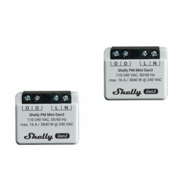 Shelly PM Mini Gen3 Älykytkin 1P Harmaa