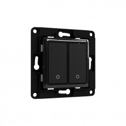 Shelly Wall Switch 2 valonkatkaisin Musta