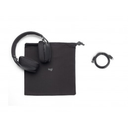 Logitech Zone Vibe Wireless Kuulokkeet Langaton Pääpanta Puhelut Musiikki USB Type-C Bluetooth Grafiitti