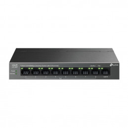 TP-Link LiteWave LS109P verkkokytkin Hallitsematon Fast Ethernet (10 100) Power over Ethernet -tuki Musta