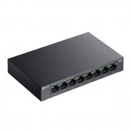 TP-Link LiteWave LS108GP verkkokytkin Hallitsematon Gigabit Ethernet (10 100 1000) Power over Ethernet -tuki Musta