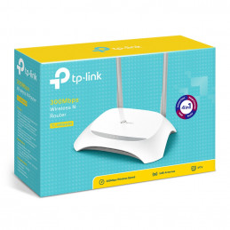 TP-Link TL-WR840N langaton reititin Nopea Ethernet Yksi kaista (2,4 GHz) Harmaa, Valkoinen