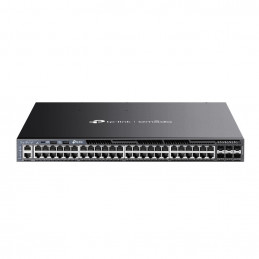 TP-Link Omada SG6654XHP verkkokytkin Hallittu L3 Gigabit Ethernet (10 100 1000) Power over Ethernet -tuki 1U Musta