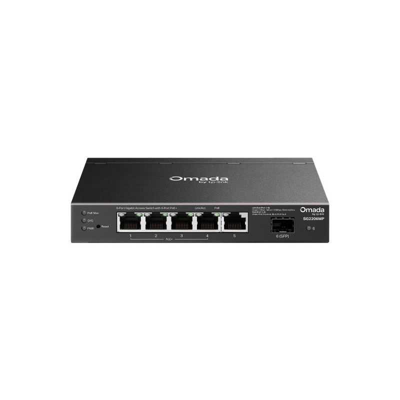 TP-Link Omada SG2206MP verkkokytkin L2 Gigabit Ethernet (10 100 1000) Power over Ethernet -tuki
