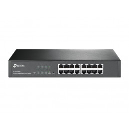TP-Link TL-SG1016DE verkkokytkin Hallittu L2 Gigabit Ethernet (10 100 1000) Musta