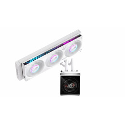 ASUS ROG STRIX SLC IV 360 ARGB LCD WHT Suoritin All-in-one-nesteenjäähdytin 12 cm Valkoinen 1 kpl