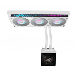 ASUS ROG STRIX SLC IV 360 ARGB LCD WHT Suoritin All-in-one-nesteenjäähdytin 12 cm Valkoinen 1 kpl