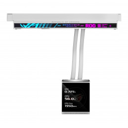 ASUS ROG STRIX SLC IV 360 ARGB LCD WHT Suoritin All-in-one-nesteenjäähdytin 12 cm Valkoinen 1 kpl