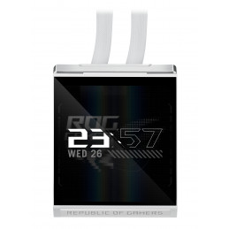 ASUS ROG STRIX SLC IV 360 ARGB LCD WHT Suoritin All-in-one-nesteenjäähdytin 12 cm Valkoinen 1 kpl