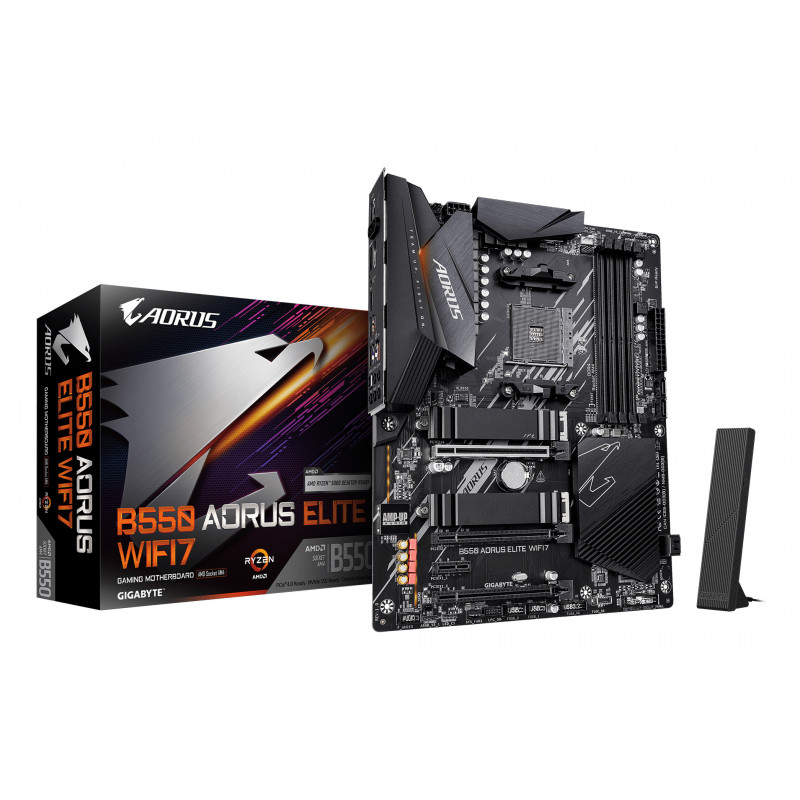 GIGABYTE B550 AORUS ELITE WIFI7 AMD B550 Kanta AM4 ATX