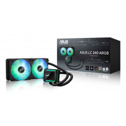 ASUS LC 240 ARGB Suoritin All-in-one-nesteenjäähdytin 12 cm Musta 1 kpl