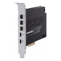 ASUS ThunderboltEX 5 liitäntäkortti -sovitin Sisäinen Mini DisplayPort, USB 2.0, PCIe, USB Type-C, Thunderbolt, VGA