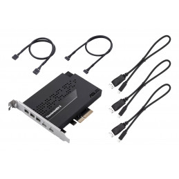 ASUS ThunderboltEX 5 liitäntäkortti -sovitin Sisäinen Mini DisplayPort, USB 2.0, PCIe, USB Type-C, Thunderbolt, VGA