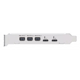 ASUS ThunderboltEX 5 liitäntäkortti -sovitin Sisäinen Mini DisplayPort, USB 2.0, PCIe, USB Type-C, Thunderbolt, VGA