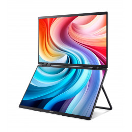 Acer PD243YEbmiuux Kannettava näyttö Musta 60,5 cm (23.8") LCD 1920 x 1080 pikseliä