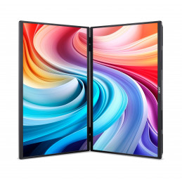 Acer PD243YEbmiuux Kannettava näyttö Musta 60,5 cm (23.8") LCD 1920 x 1080 pikseliä