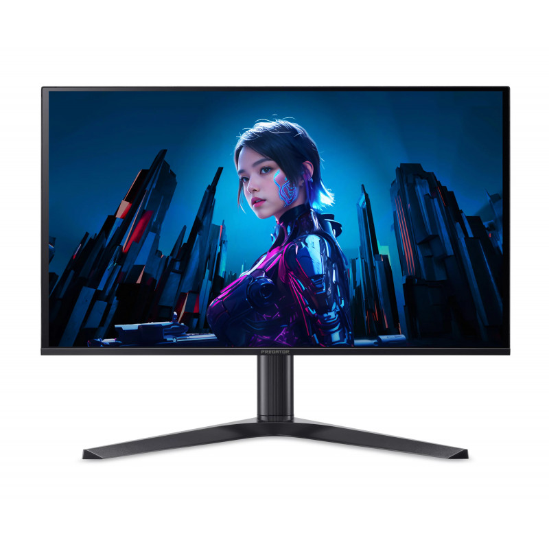 Acer Predator X27 QD-OLED X27X1bmiippruzx tietokoneen litteä näyttö 67,3 cm (26.5") 3840 x 2160 pikseliä 4K Ultra HD Musta