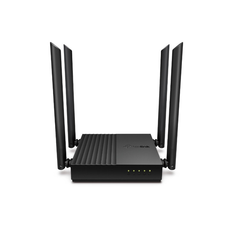 TP-Link Archer C64 langaton reititin Gigabitti Ethernet Kaksitaajuus (2,4 GHz 5 GHz) Musta