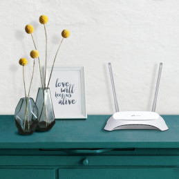 TP-Link TL-MR3420 langaton reititin Nopea Ethernet Yksi kaista (2,4 GHz) Musta, Valkoinen