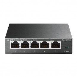 TP-Link TL-SG105S Hallitsematon Gigabit Ethernet (10 100 1000) Musta
