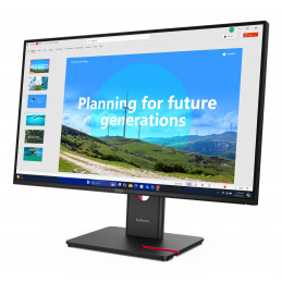 Lenovo ThinkVision T27D-40 tietokoneen litteä näyttö 68,6 cm (27") 1920 x 1080 pikseliä Full HD LED Musta
