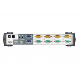 ATEN CS1744 KVM-kytkin Valkoinen