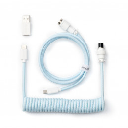 Keychron Coiled Aviator Cable 8K Vaaleansininen 176 m