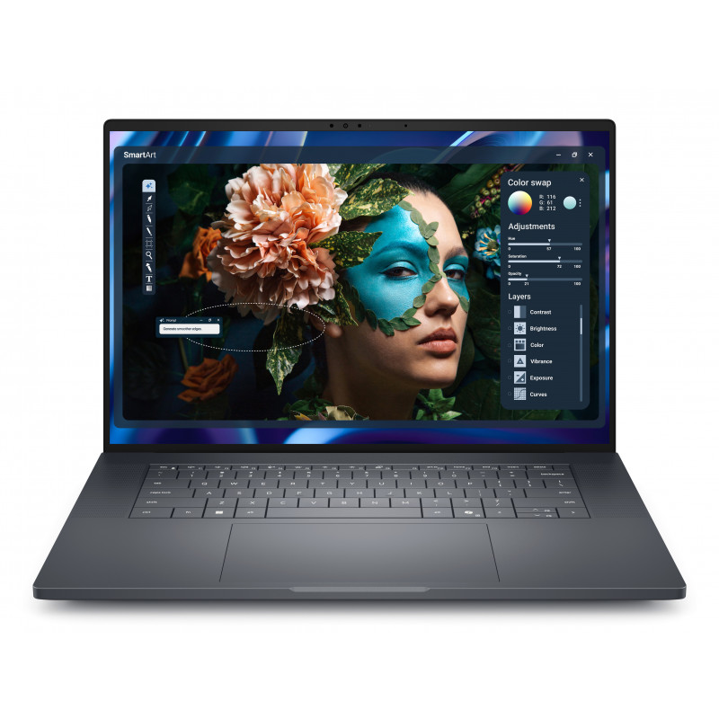 DELL Pro Precision 7 16 PW716260 Copilot+ PC Intel Core Ultra 7 366H Mobiilityöasema 40,6 cm (16") WUXGA 32 GB LPDDR5x-SDRAM 1