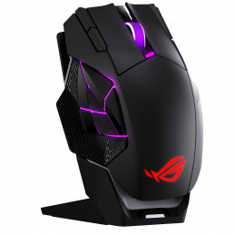 ASUS ROG Spatha X 65K hiiri Pelaaminen Oikeakätinen RF Wireless + Bluetooth + USB Type-A Optinen 65000 DPI