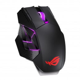 ASUS ROG Spatha X 65K hiiri Pelaaminen Oikeakätinen RF Wireless + Bluetooth + USB Type-A Optinen 65000 DPI