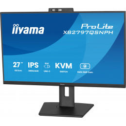 iiyama ProLite XB2797QSNPH-B1 tietokoneen litteä näyttö 68,6 cm (27") 2560 x 1440 pikseliä Quad HD LED Musta