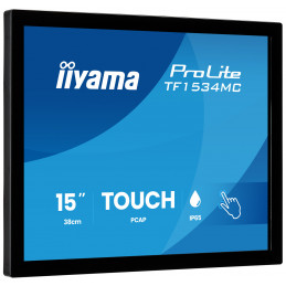 iiyama ProLite TF1534MC-B8X tietokoneen litteä näyttö 38,1 cm (15") 1024 x 768 pikseliä XGA LED Kosketusnäyttö Musta