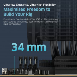 Klevv BOLT V 32GB (2x16GB) DDR5 Gaming RAM 6000MHz CL30 Memory Module Kit muistimoduuli 288-pin DIMM
