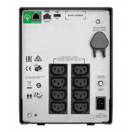 APC SMC1500IC UPS-virtalähde Linjainteraktiivinen 1,5 kVA 900 W 8 AC-pistorasia(a)