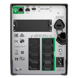 APC SMT1000IC UPS-virtalähde Linjainteraktiivinen 1 kVA 700 W 8 AC-pistorasia(a)