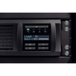 APC Smart-UPS 2200VA LCD RM 2U 230V with SmartConnect UPS-virtalähde Linjainteraktiivinen 2,2 kVA 1980 W 9 AC-pistorasia(a)