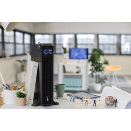 APC SRT3000XLI UPS-virtalähde Taajuuden kaksoismuunnos (verkossa) 3 kVA 2700 W 10 AC-pistorasia(a)