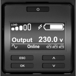 APC SRT3000XLI UPS-virtalähde Taajuuden kaksoismuunnos (verkossa) 3 kVA 2700 W 10 AC-pistorasia(a)