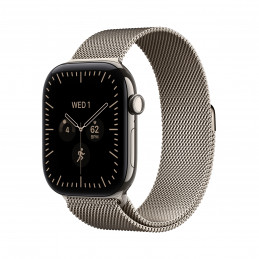 Apple Watch Series 12 OLED 42 mm Digitaalinen 374 x 446 pikseliä Kosketusnäyttö 5G Titaani Wi-Fi GPS (satelliitti)