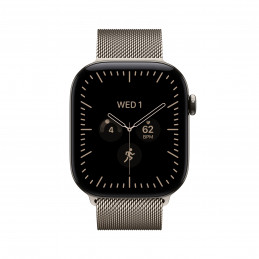 Apple Watch Series 12 OLED 42 mm Digitaalinen 374 x 446 pikseliä Kosketusnäyttö 5G Titaani Wi-Fi GPS (satelliitti)