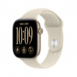Apple Watch Series 12 OLED 42 mm Digitaalinen 374 x 446 pikseliä Kosketusnäyttö Kulta Wi-Fi GPS (satelliitti)